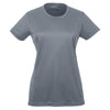 UltraClub Women's Charcoal Cool & Dry Sport Performance Interlock T-Shirt