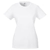 UltraClub Women's White Cool & Dry Sport Performance Interlock T-Shirt