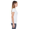 UltraClub Women's White Cool & Dry Sport Performance Interlock T-Shirt