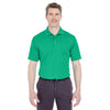 UltraClub Men's Kelly Cool & Dry Sport Performance Interlock Polo