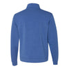 J. America Men's Royal Heather Omega Stretch Terry Quarter-Zip Pullover