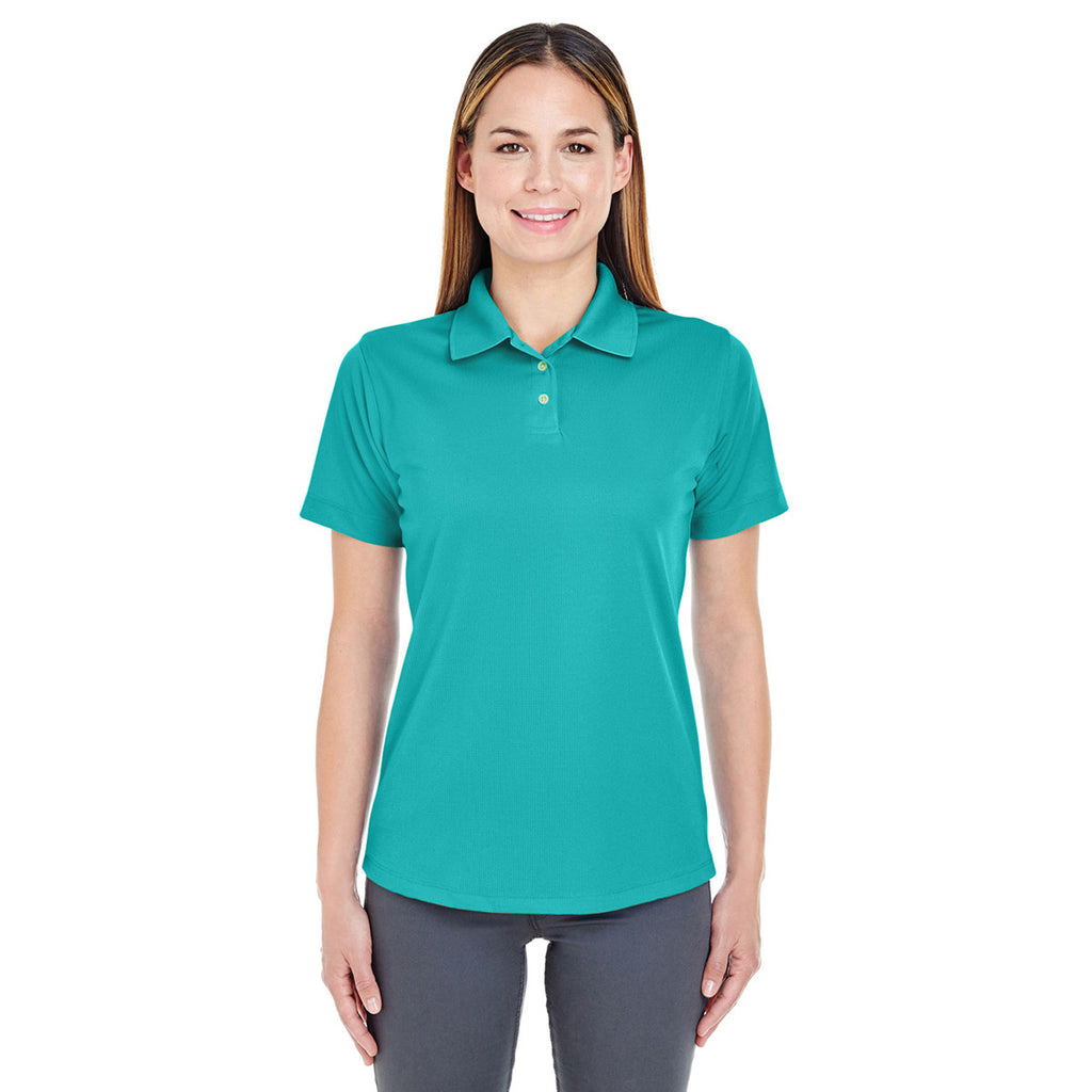 UltraClub Women's Jade Cool & Dry Stain-Release Performance Polo