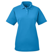 UltraClub Women's Pacific Blue Cool & Dry Stain-Release Performance Polo