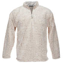J. America Men's Oatmeal Heather Epic Sherpa Quarter-Zip