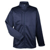 UltraClub Men's Navy Solid Soft Shell Jacket