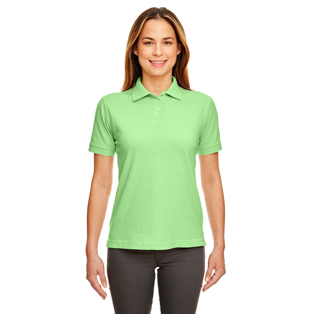 UltraClub Women's Apple Classic Pique Polo