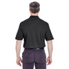 UltraClub Men's Black Classic Pique Polo with Pocket