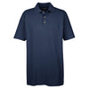 UltraClub Men's Navy Classic Pique Polo with Pocket