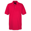 UltraClub Men's Red Classic Pique Polo