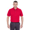 UltraClub Men's Red Classic Pique Polo