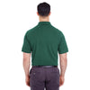 UltraClub Men's Forest Green Basic Pique Polo