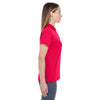 UltraClub Women's Red Basic Pique Polo