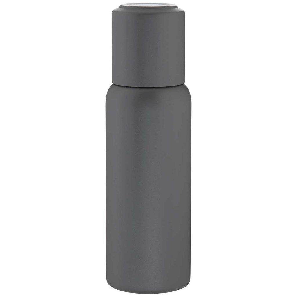 H2Go Matte Grey 16.9 oz Lodge Stainless Steel Bottle