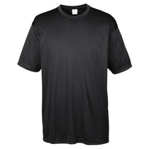 UltraClub Men's Black Cool & Dry Basic Performance T-Shirt