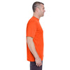 UltraClub Men's Bright Orange Cool & Dry Basic Performance T-Shirt