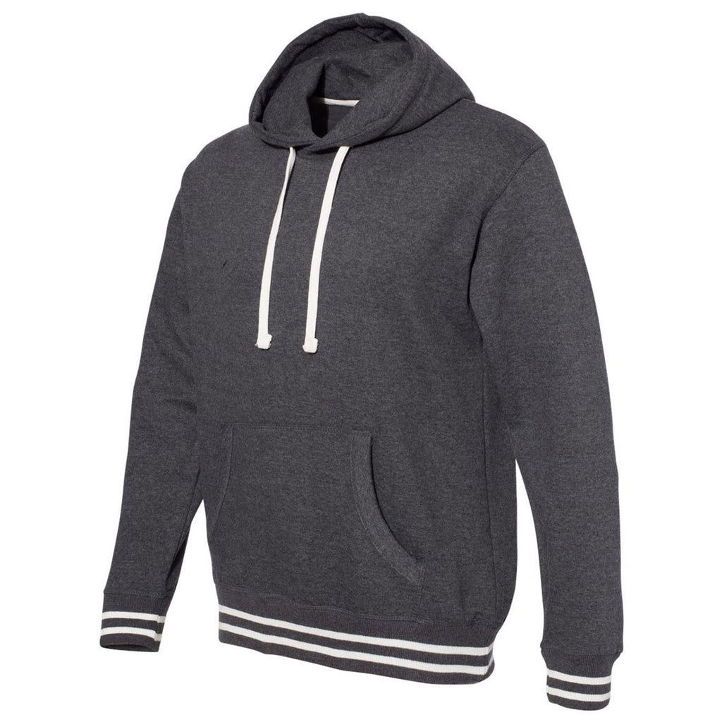 J. America Men's Black Relay Fleece Hoodie