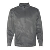 J. America Men's Graphite Volt Polyester Quarter-Zip Sweatshirt