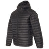 Weatherproof Men's Black 32 Degrees Hooded Packable Down Jacket