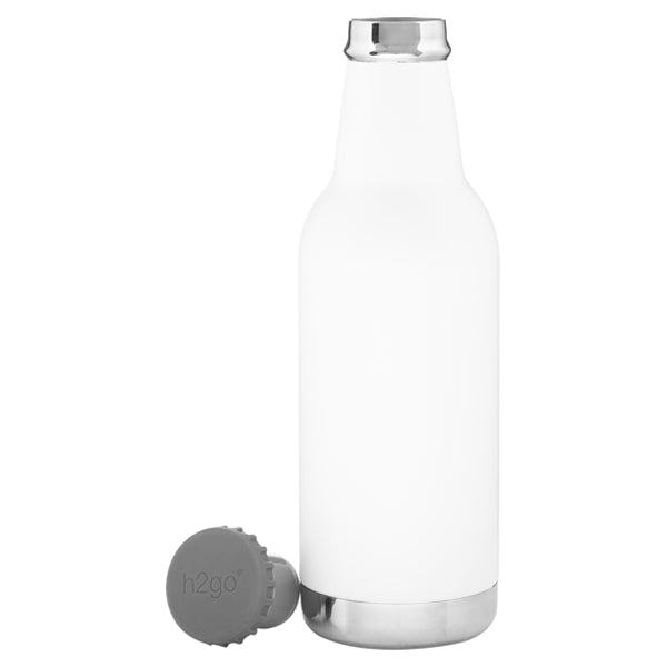 H2Go Matte White Retro 20.9 Water Bottle