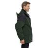 North End Men's Alpine Green 3-in-1 Two-Tone Parka