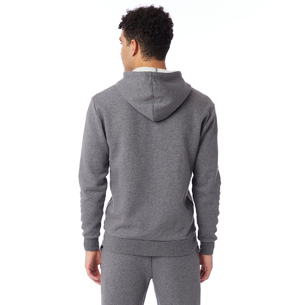 Alternative Apparel Unisex Dark Heather Grey Go-To Pullover Hooded Sweatshirt