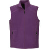 North End Men's Mulberry Purple Voyage Fleece Vest