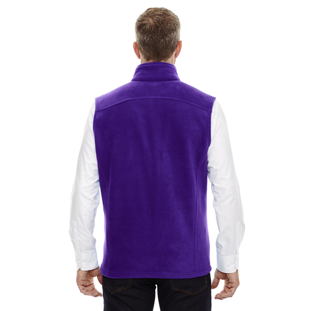 Core 365 Men's Campus Purple Journey Fleece Vest