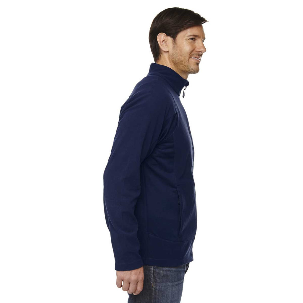 North End Men's Night Generate Textured Fleece Jacket
