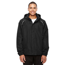 Core 365 Men's Black Tall Profile Fleece-Lined All-Season Jacket