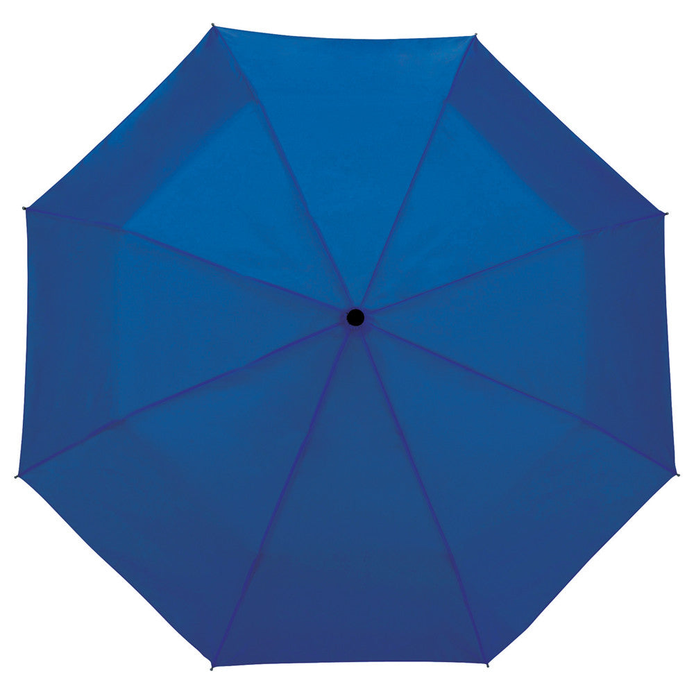 Totes Blue 42" 3 Section Auto Open Umbrella