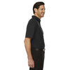 North End Men's Black Polyester Performance Short-Sleeve Shirt