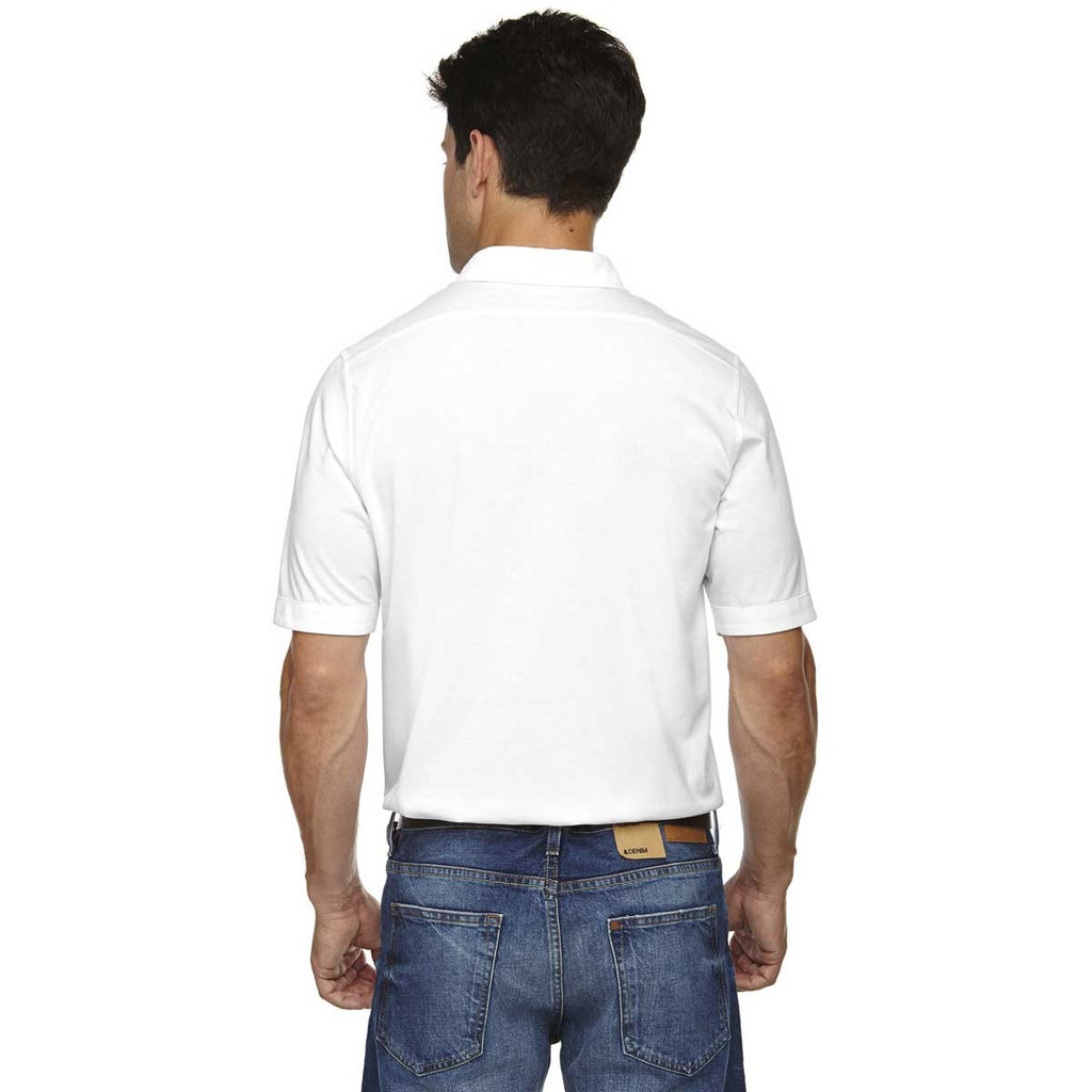 North End Men's White Weekend Performance Polo