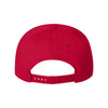 Valucap Red Five-Panel Twill Cap