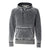 J. America Men's Dark Smoke Vintage Zen Fleece Hooded Pullover Sweatshirt