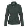 Landway Women's Heather Moss Summit Textured Knit Jacket