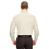 UltraClub Men's Natural Cypress Long-Sleeve Twill with Pocket