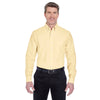 UltraClub Men's Butter Classic Wrinkle-Resistant Long-Sleeve Oxford