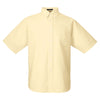 UltraClub Men's Butter Classic Wrinkle-Resistant Short-Sleeve Oxford