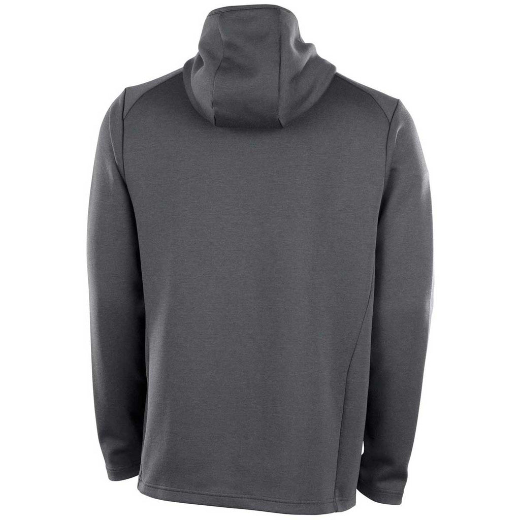 Charles River Unisex Grey/Black Seaport Quarter Zip Hoodie