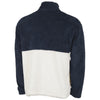 Charles River Unisex Navy/Cream Oxford Quarter Zip