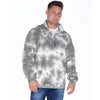 Charles River Unisex Grey Tie Crosswind Quarter Zip Sweatshirt (Tie-Dye)