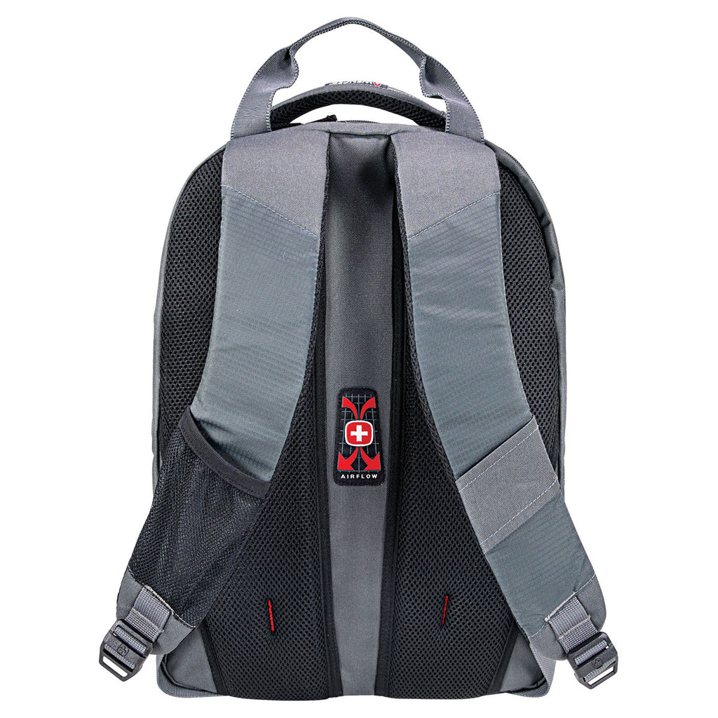 Wenger Grey Pro Check 17" Computer Backpack