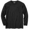Duluth Men's Black Longtail T Long Sleeve T-Shirt with Pocket