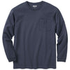 Duluth Men's Navy Longtail T Long Sleeve T-Shirt with Pocket