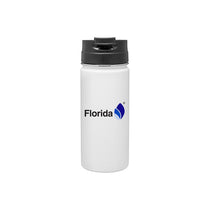 H2Go Matte White Nexus Powder Bottle - 16oz