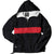 Charles River Unisex Black/Red Classic Charles River Striped Pullover