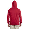 Jerzees Men's True Red 8 Oz. Nublend Fleece Full-Zip Hood