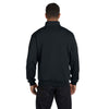 Jerzees Men's Black 8 Oz. Nublend Quarter-Zip Cadet Collar Sweatshirt