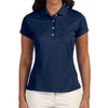 adidas Golf Women's Navy ClimaLite Solid Polo