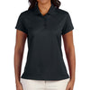 adidas Golf Women's Black ClimaCool Diagonal Textured Polo